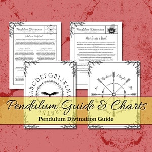 Pendulums and Charts Book of Shadows digital Grimoire