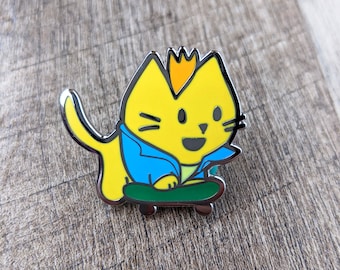 StarMEW Valley: The Musician - 1.5 inch Stardew Valley Sam Cat Enamel Pin