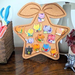 Full set of THIRTEEN Enamel Pins - 1.5 inch Hard Enamel Pin, Stardew Valley Cat Enamel Pin, Lapel Pin