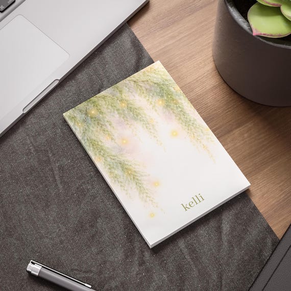 Willow Branches with Fireflies Post-it