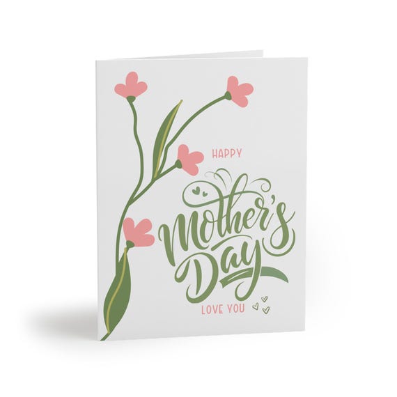 Mother's Day Floral Greeting Card | Pack of 8/16/24