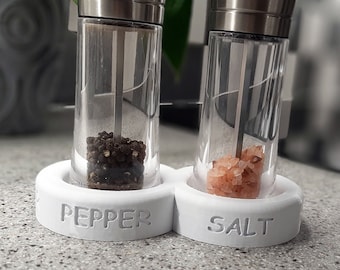 Stylish Salt & Pepper Mill Tray