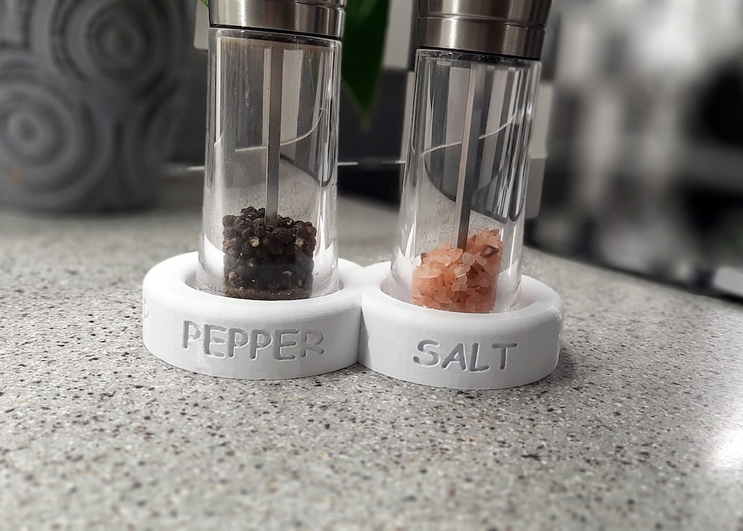Stylish Salt & Pepper Mill Tray Etsy