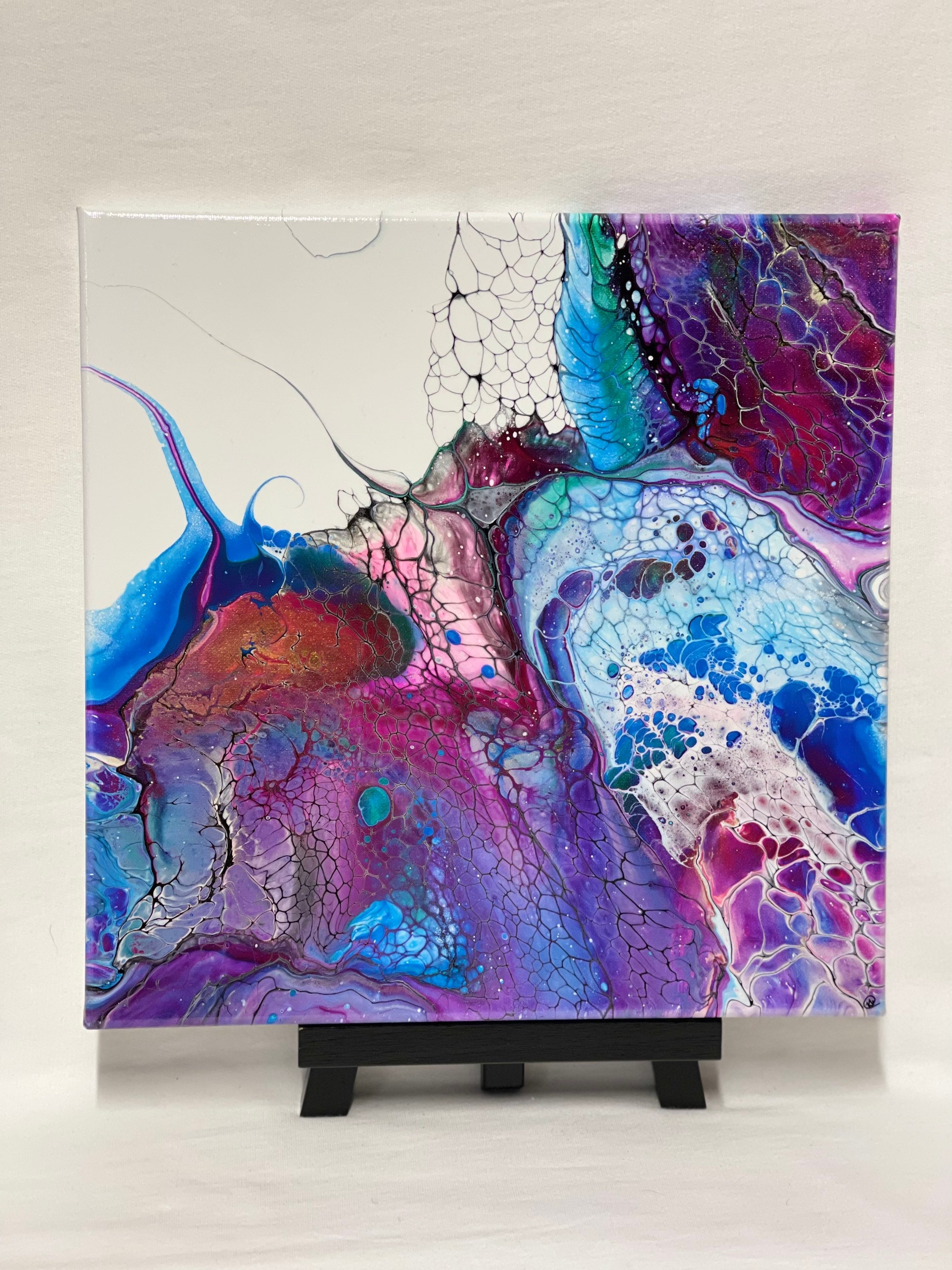 Acrylic Painting on canvas/ Fluid Art painting/ Abstract painting ...