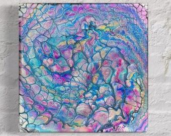 Acrylic Painting on canvas/ Wall Art/ Fluid Art painting/ Abstract painting/ Original painting/ Custom painting/ 10x10