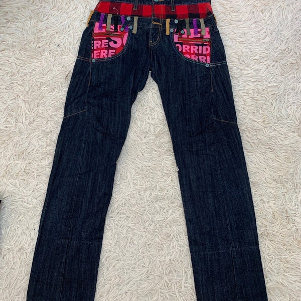 Size 30: vintage Sorridere double waisted jeans rare