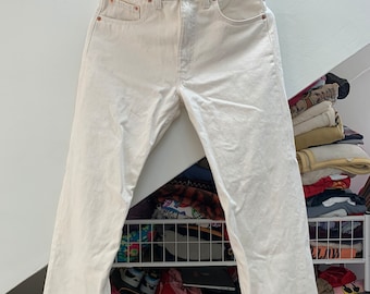 Größe 80 cm: Vintage USA Levi’s white denim