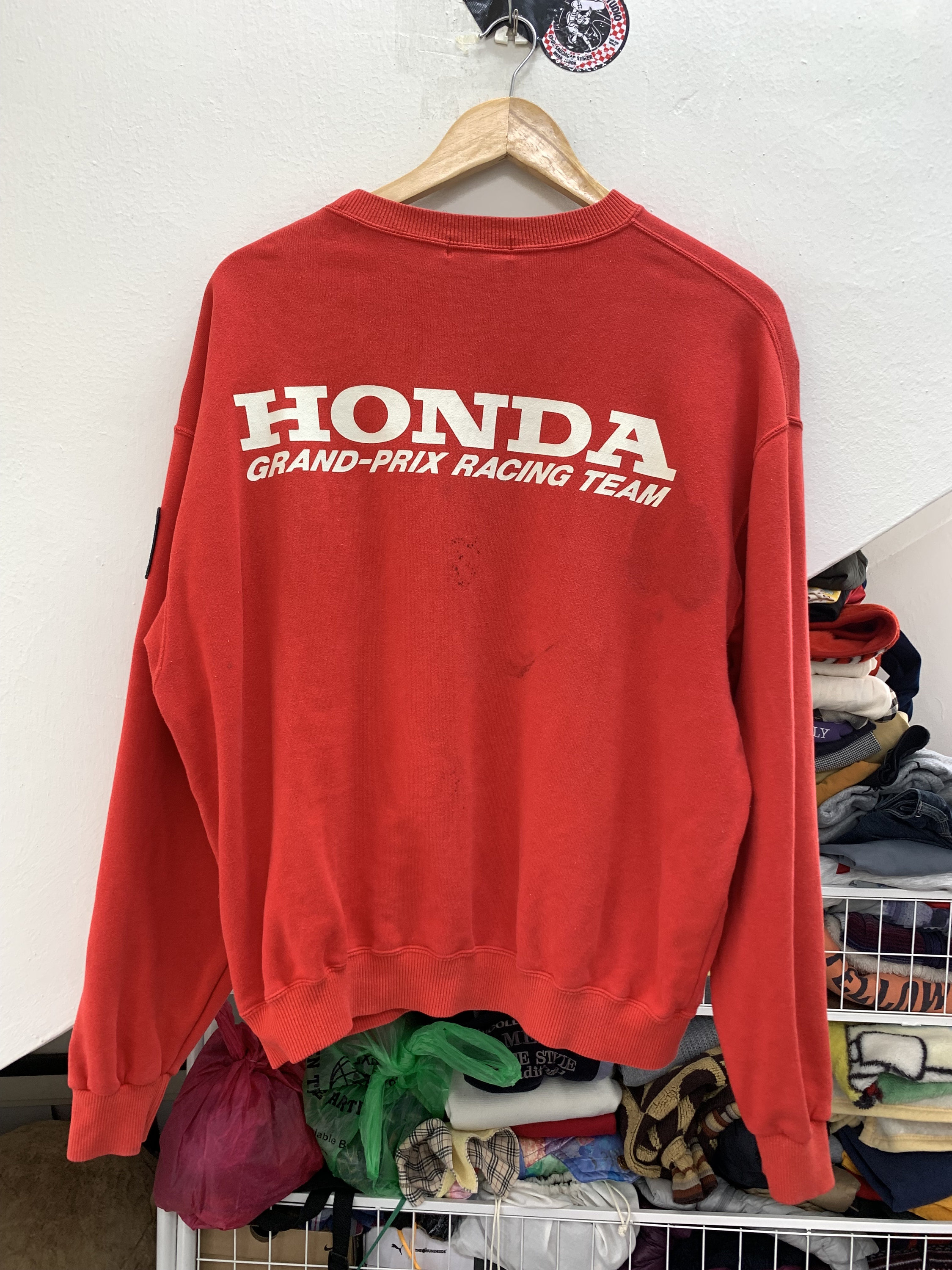 Size XL: Vintage Distressed Honda Grand Prix Racing Team Size XL: Vintage Distressed Honda Grand Prix Racing Team