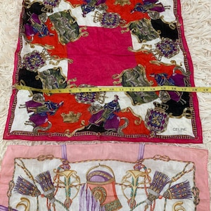 Vintage Celine handkerchief lot of 2