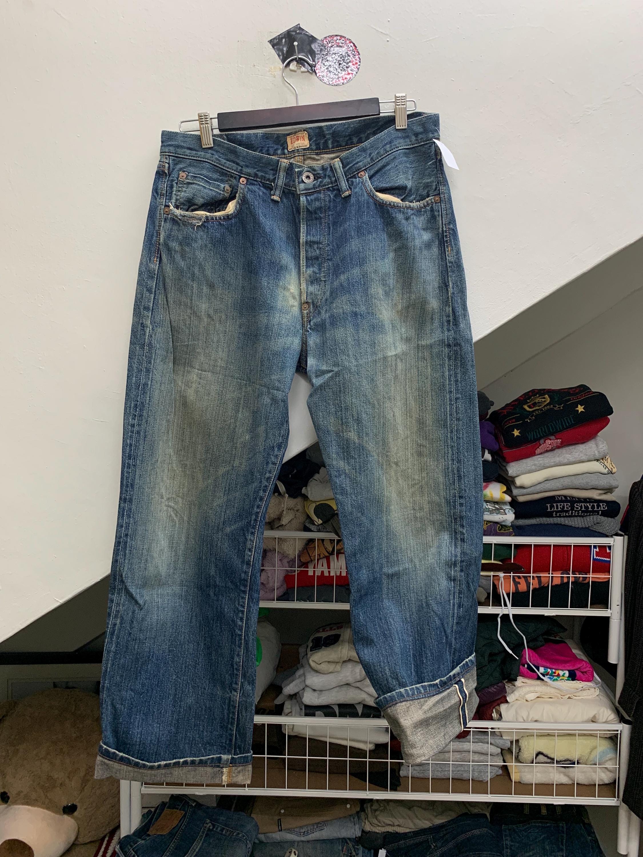 Vintage Edwin Jeans - Etsy