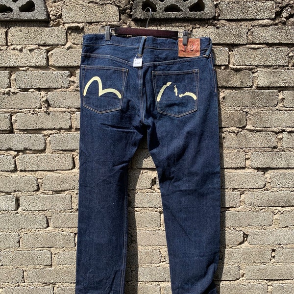 Size 40: Evisu jeans lot 2010 No.2 selvedge jeans denim japan