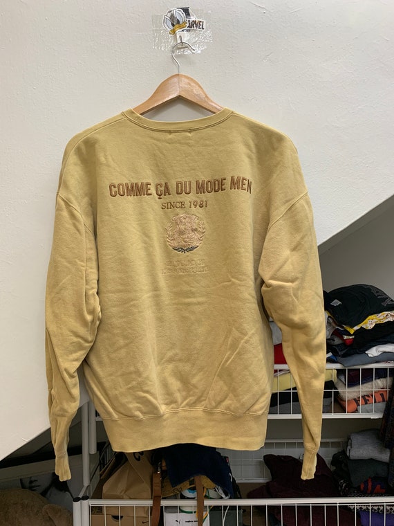 Size XL: Vintage Comme Ca Du Mode Men Sweatshirt Rare Pullover 