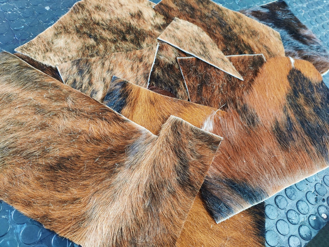 Genuine Cowhide Material Offcuts for Arts and Crafts Etsy