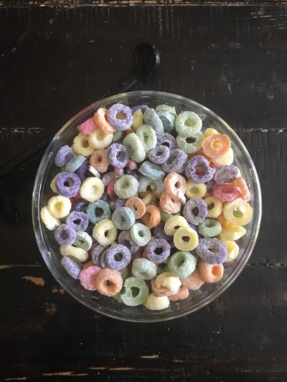 Large Fruit Loop Cereal Candle 1lb 8oz Soy Candle Etsy