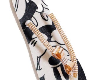 Personalisierte Havaianas Flip Flops, Bling Sandalen, Mickey Mouse inspiriert