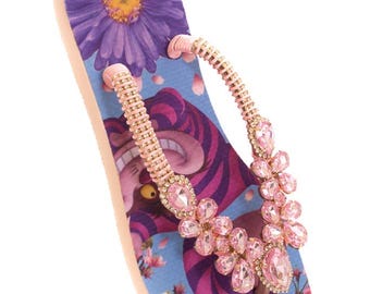 Personalized Havaianas Flip Flops, Bling Rhinestone Sandals