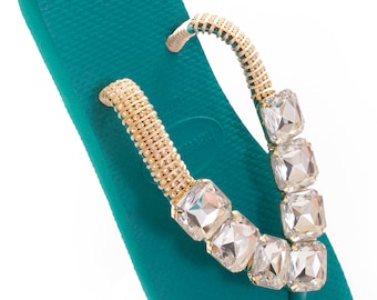 Personalized Havaianas Flip Flops, Bling Gem Sandals