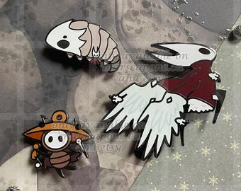 Silksong Enamel Pins