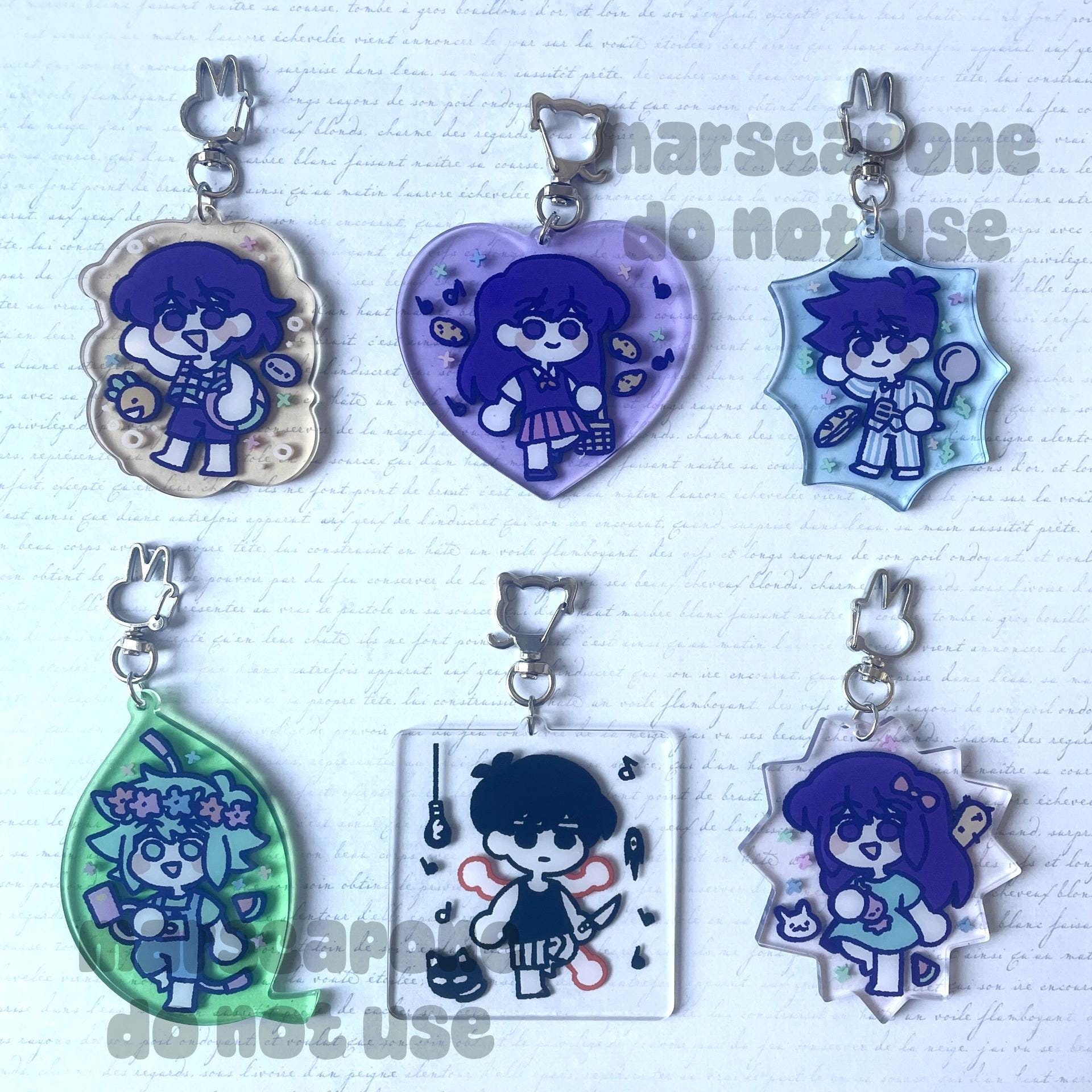 Omori SMASH Keychains - Etsy