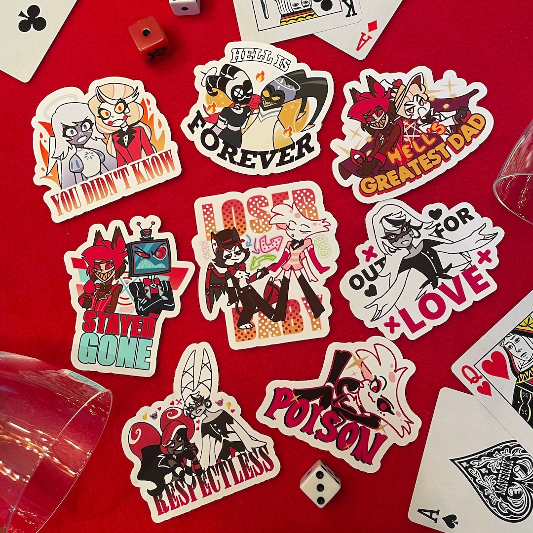 シール・ステッカー Hazbin Hotel OFFICIAL PLAYBILL Hazbin Hotel Official PLAYBILL Season 1 Promo Limited