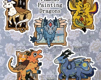 Famous Painting Dragons
