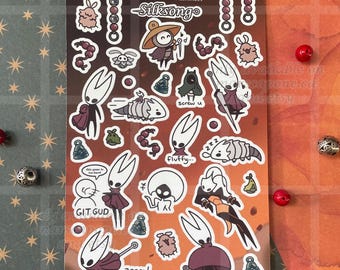 Silksong Sticker Sheet
