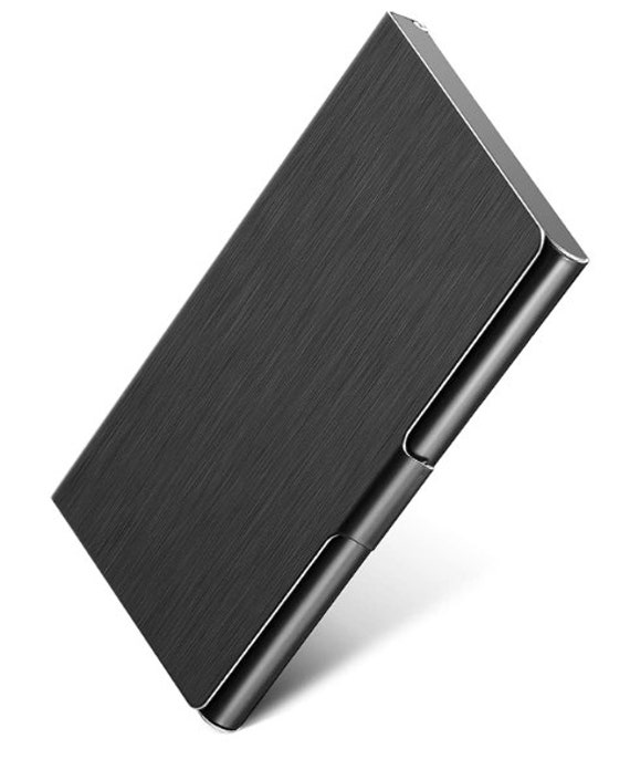 Personalized BUSINESS CARD HOLDER Custom Case Gifts for Him Etsy