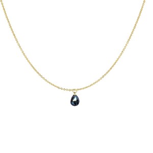Dainty Minimalist Natural Peacock Pearl 14k Gold Filled Necklace