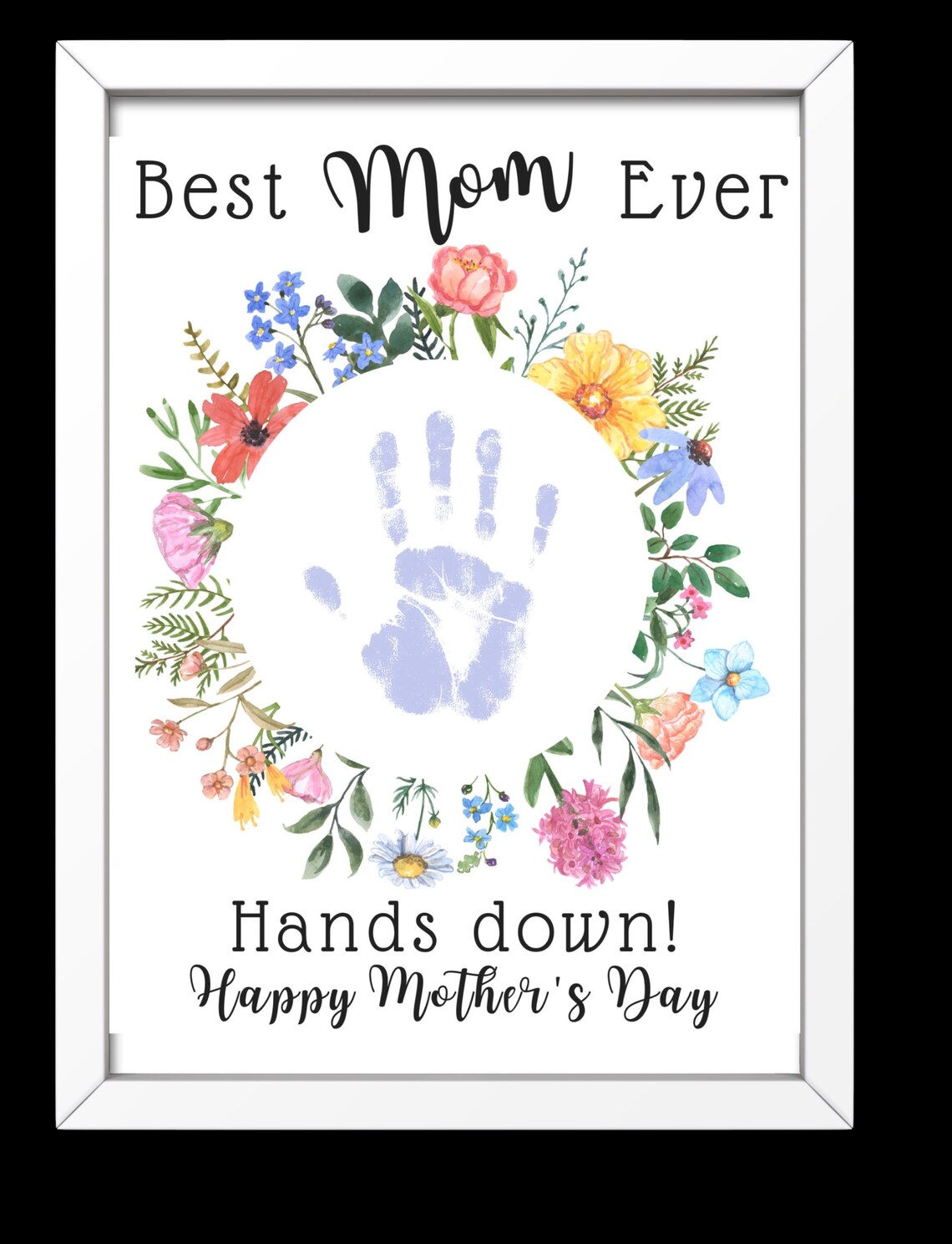 Mother's Day Handprint Craft | Printable Mother's Day Gift | Hands Down ...