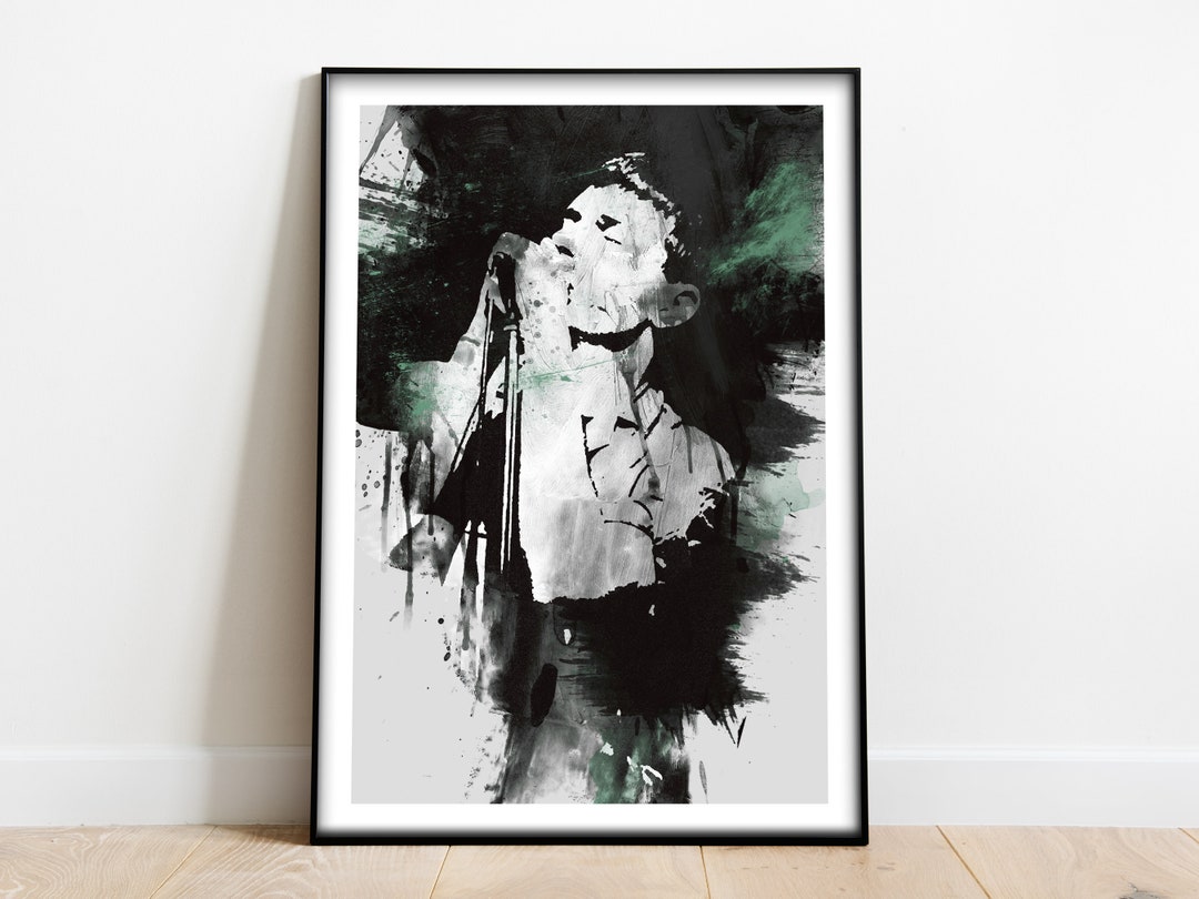 Joy Division Band Ian Curtis Art Print Poster Canvas Mouse Mat Framed ...