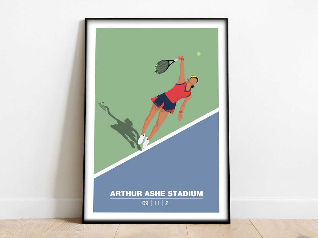 Emma Raducanu US Open 2021 Tennis Print Poster Canvas - Etsy