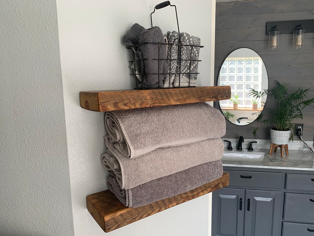 Cedar Floating Shelf Natural Finish 2ft Includes Hardware Etsy