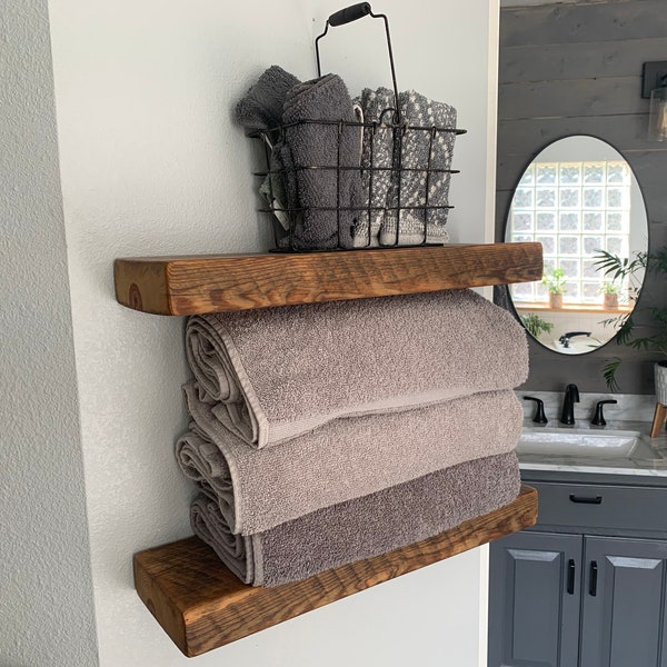 Cedar Floating Shelf Etsy