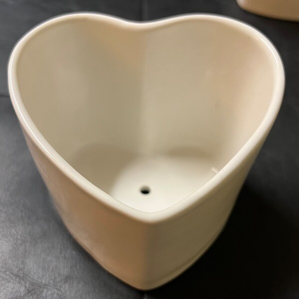Heart Flower Pot Etsy