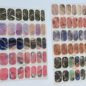 Nail Polish Strips: Spring Summer Nail Art Wraps