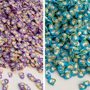 Mermaid Polymer Clay Slices, Polymer Clay Slices, Fake Sprinkles, Slime, Resin Fillers