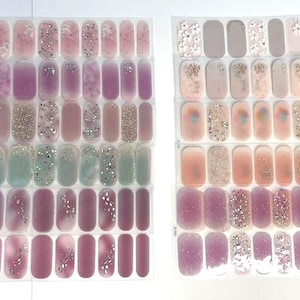 Nail Polish Strips / Full Nail Wraps / Spring Summer Nail Decals (#TM-n)