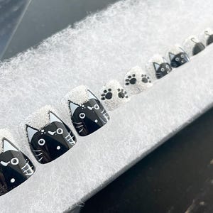 Handmade Gold Square Press On Toenails - 24 Gel False Nails