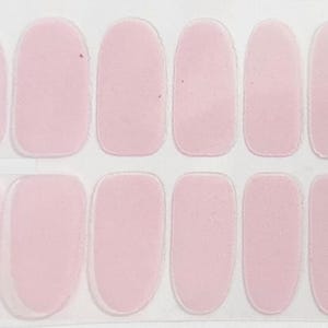 Pink Glimmer Nail Polish Strips: Easy Peel & Apply Nail Wraps