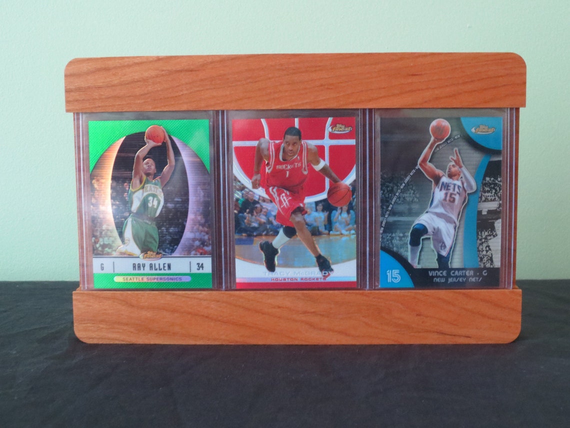 Premium 3 Card Sports Card/Trading Card Display Frame Etsy