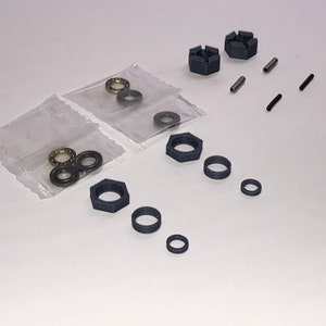 12mm Hex Wheel Adapter Kit Vintage Team Associated RC10, b2, b3, b4 and Vintage RC10T, t2, t3, t4, gt, gt2