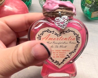 Frasco de poción inspirado en el Mundo Mágico - Amortentia pequeña