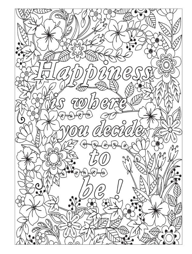 Coloring Books Inspirational Quotes Set 2 | Etsy