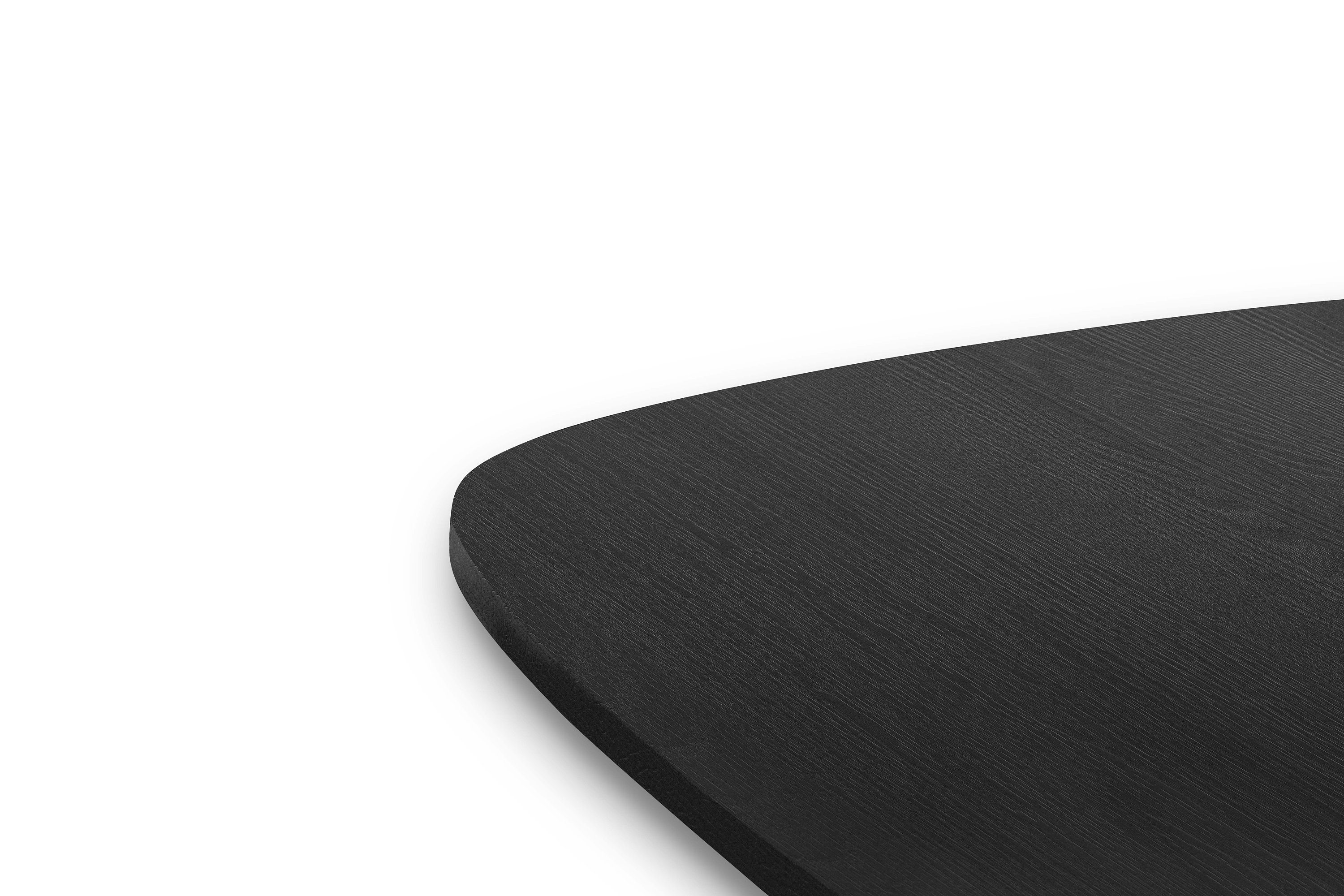 Black Hardwood Table Tops 5 Table Minimum Order, Black Restaurant Table