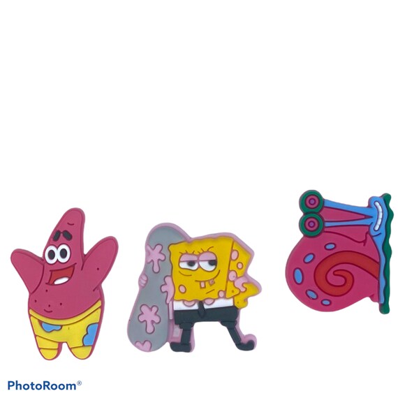 croc charms spongebob