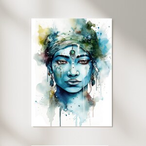 Krishna Picture Yoga Printables | Krishna Print | Krishna Art | Hinduism | Krishna Painting | Hare Krishna | Lord Krishna | Hindu | Bhakti