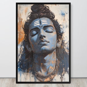 Lord Shiva Art Print - Hindu Religious Wall Art For Spiritual Homes & Yoga Studios