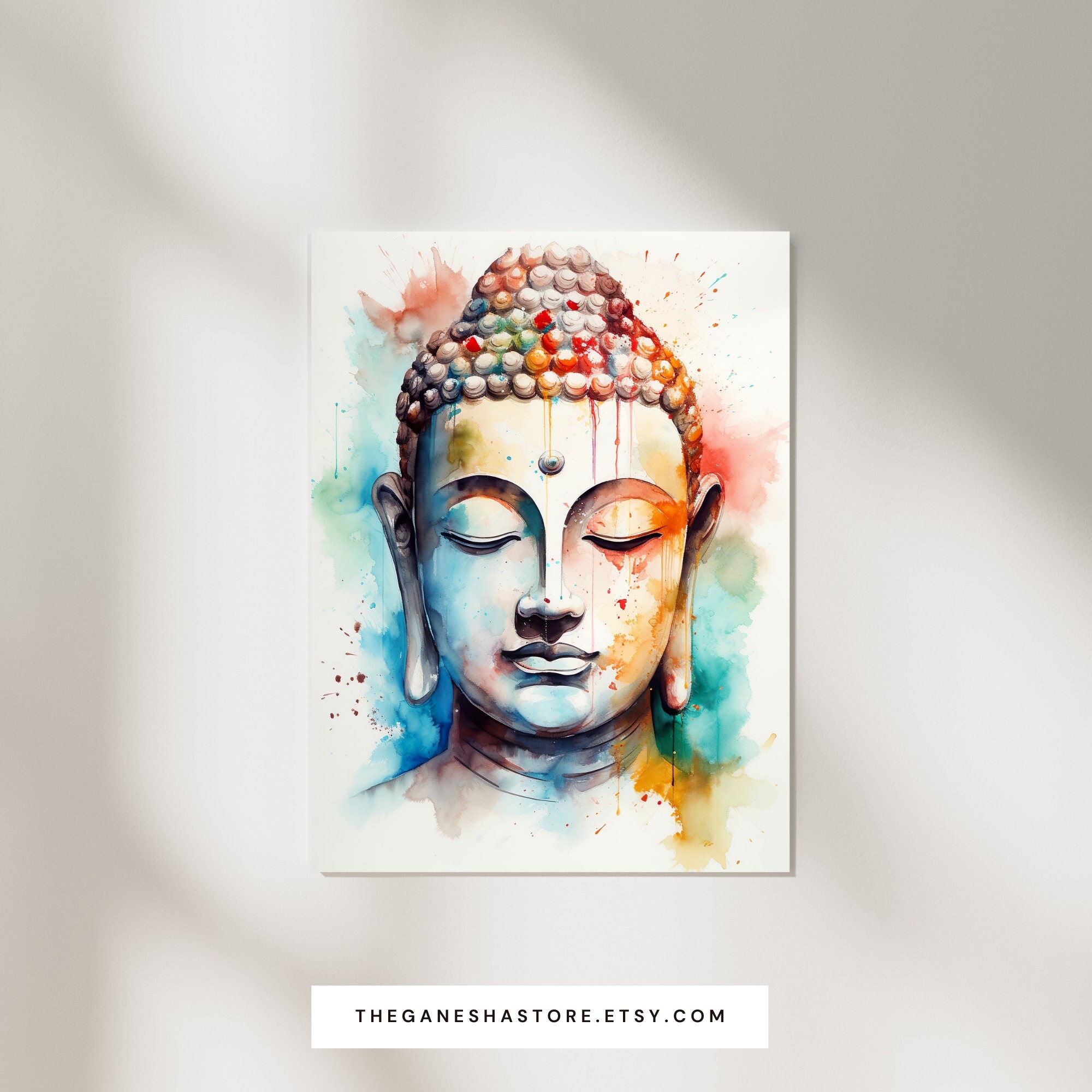 Buddha Printable Picture Meditation Art Buddha Print Yoga Art Buddha