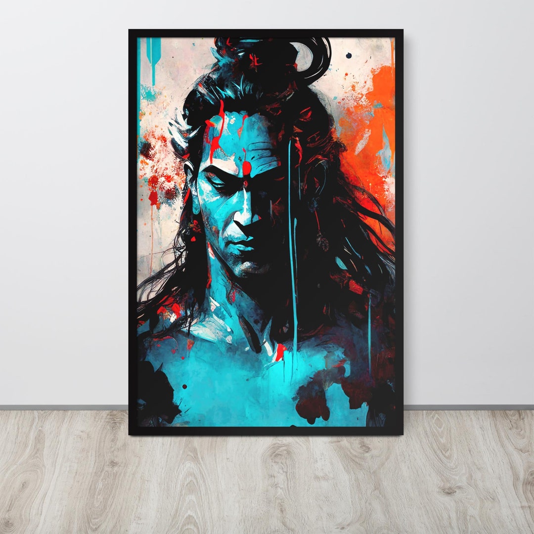 Lord Shiva Art Print - Hindu Wall Art for Spiritual Homes, Altars ...