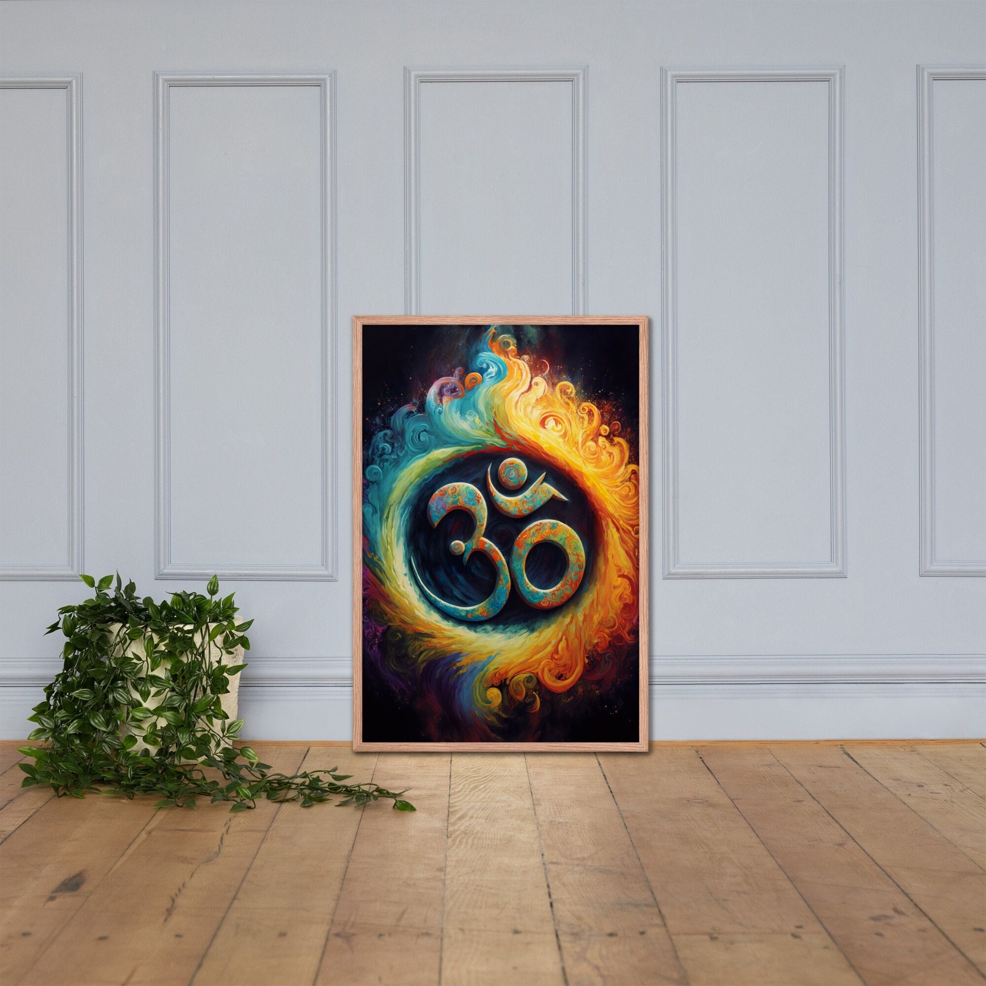 Poster for Sale mit Om (Aum) der Urklang von Regium-Bay